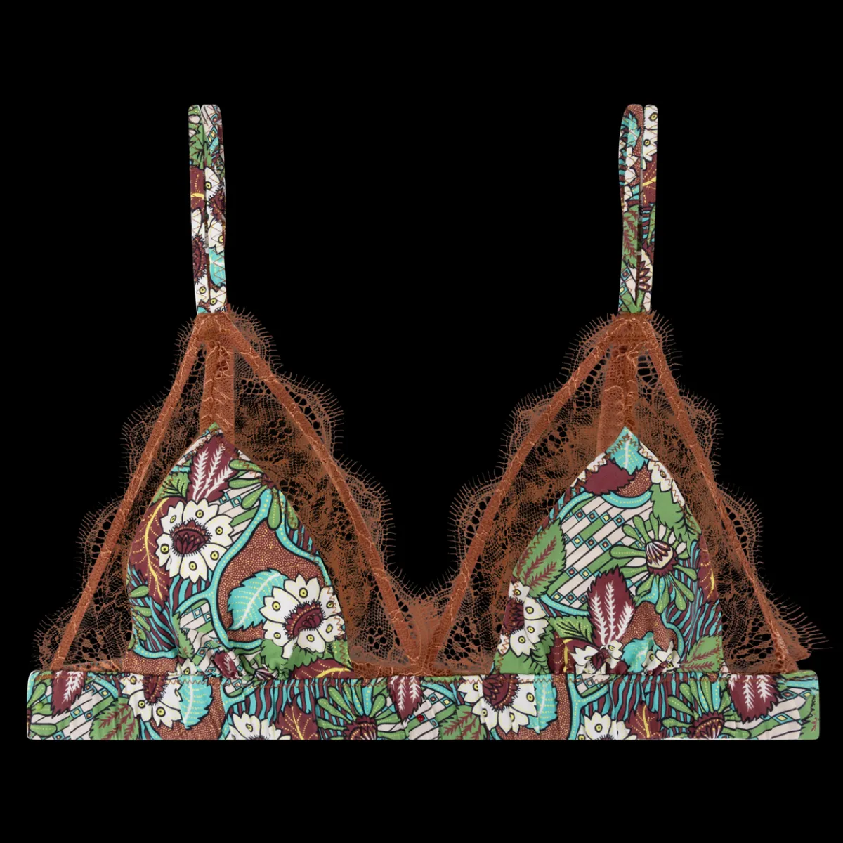 Love Stories Love Lace Zartes Triangel-Bralette Braun Clearance