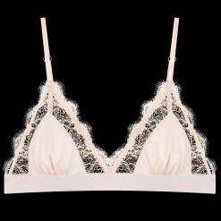Love Stories Love Lace Zartes Triangle-Bralette Off-White Sale