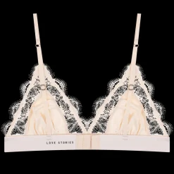 Love Stories Love Lace Zartes Triangle-Bralette Off-White Sale