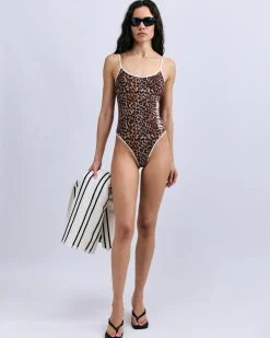 Love Stories Madison Sportliche Badehose AnimalPrint New