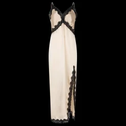 Love Stories Mist Seidiges Slip-Kleid Off-White Sale