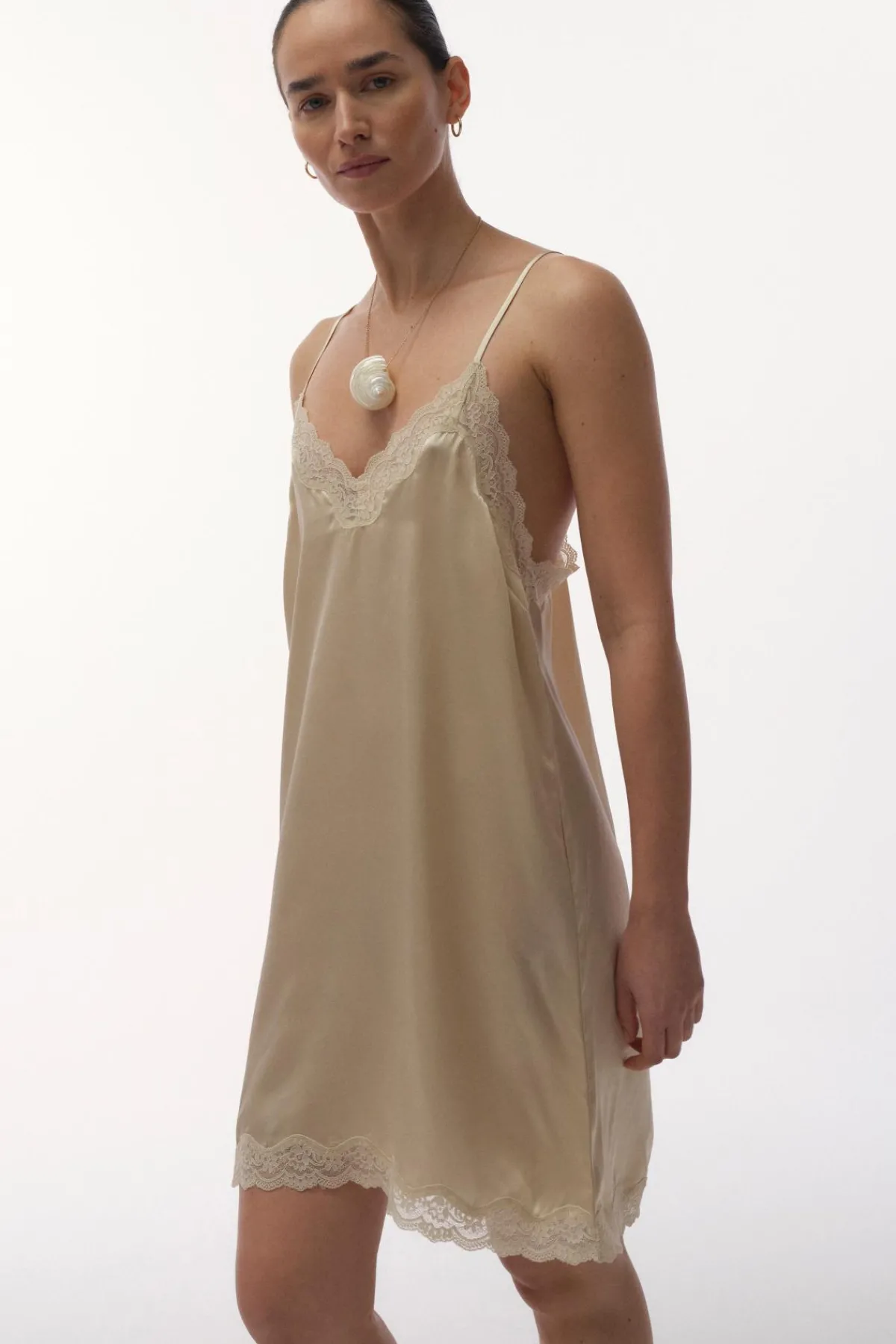 Love Stories Muschel-Halskette Muschel-Halskette Off-White Hot