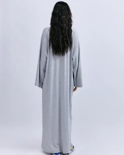 Love Stories Olsen Langes bequemes Kleid Off-White New