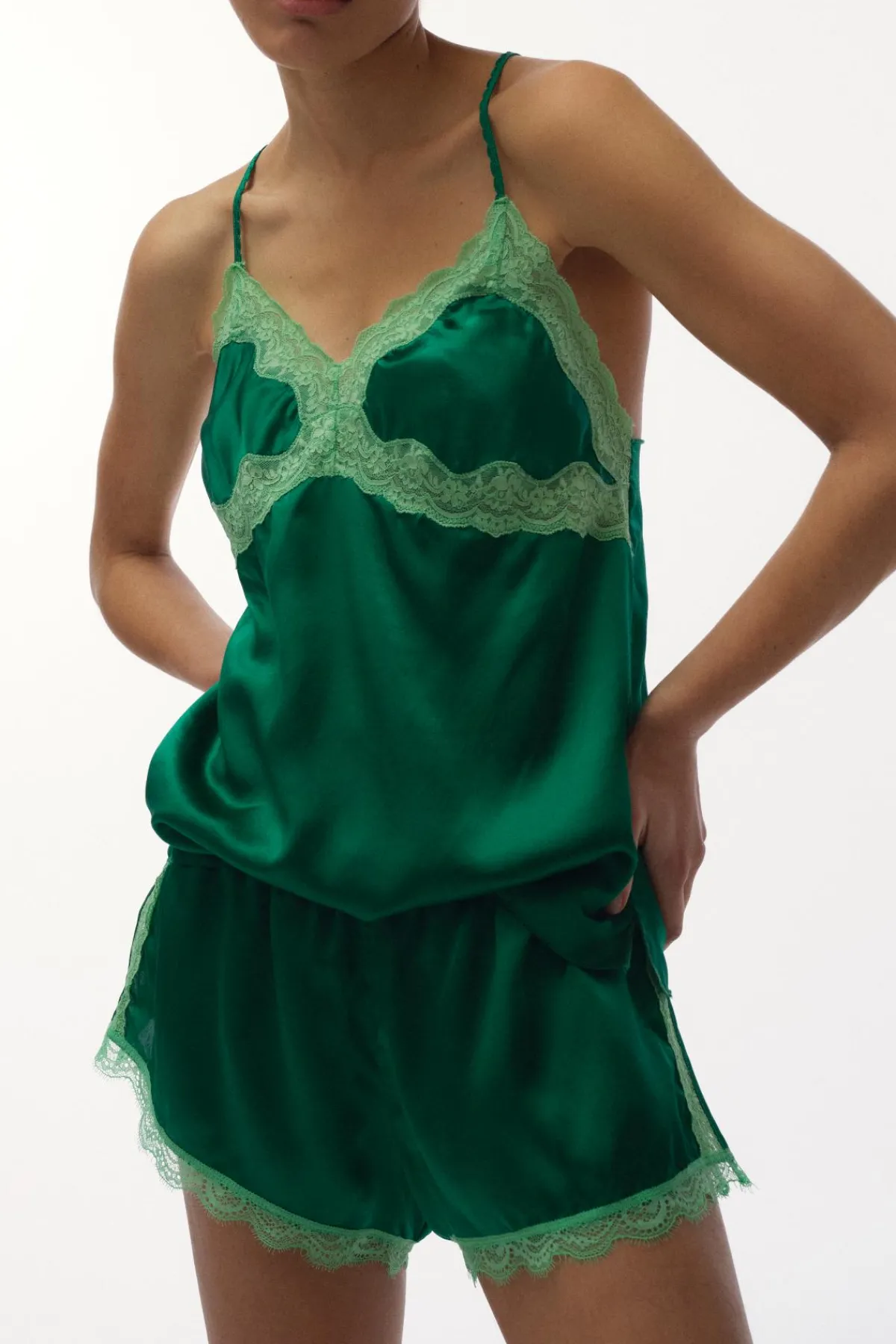 Love Stories Pandora Elegantes Camisole-Top Grün Best