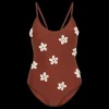 Love Stories Philou Strass-Badeanzug Braun Fashion