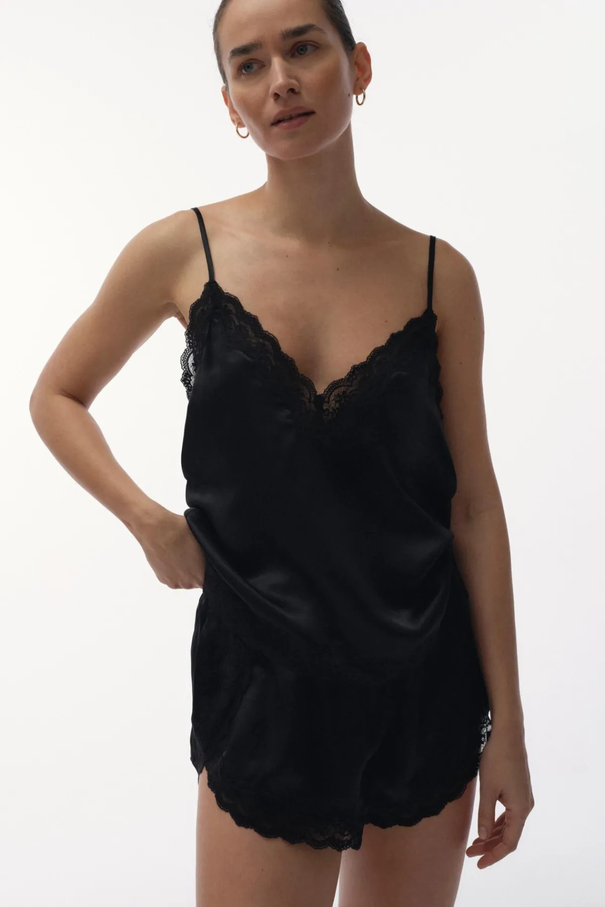 Love Stories Pip Elegantes Camisole Top Schwarz Hot