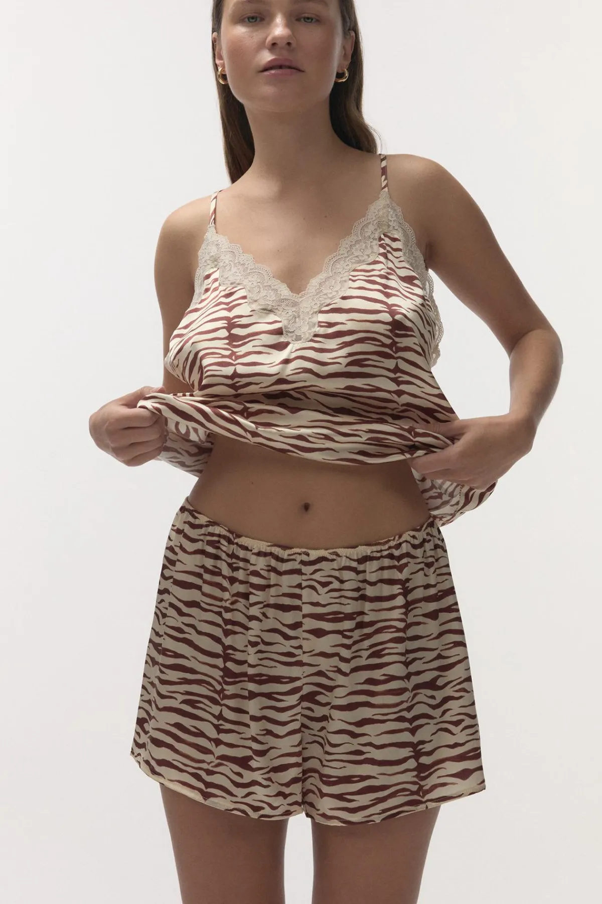 Love Stories Pip Elegantes Trägertop Braun Hot