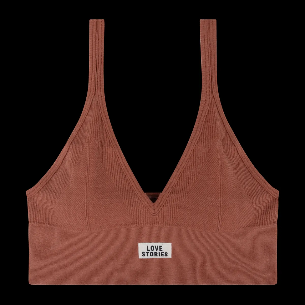 Love Stories Posey Schickes, sportliches Bralette Braun Best
