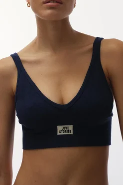 Love Stories Posey Stilvolle sportliche Bralette Blau Hot