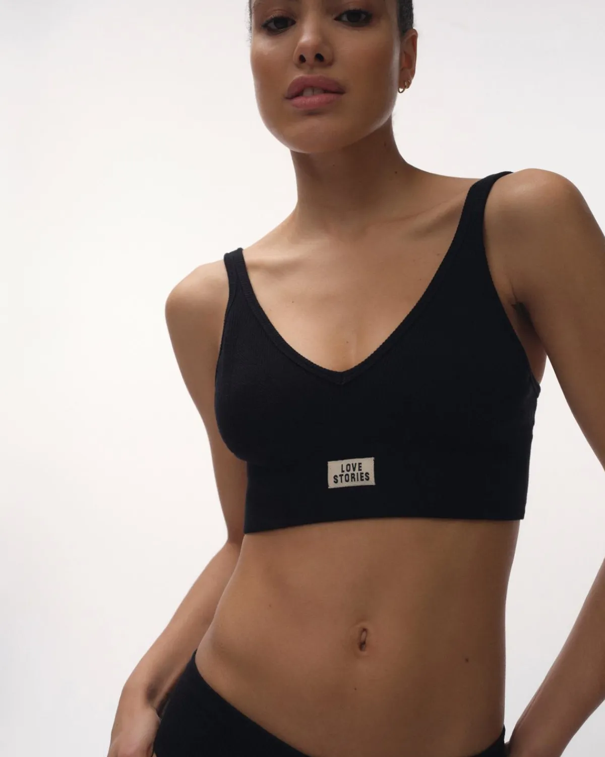 Love Stories Posey Stylischer Sport-Bralette Schwarz Outlet
