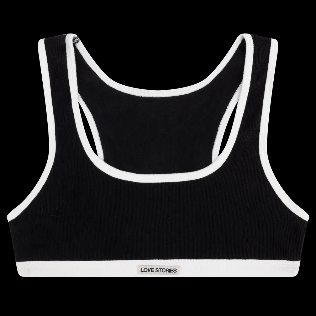 Love Stories Rika Stylische, sportliche Bralette Schwarz Clearance