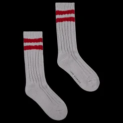 Love Stories Rippensocken Sportliche Rippstrümpfe Grau Sale