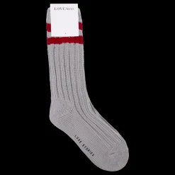 Love Stories Rippensocken Sportliche Rippstrümpfe Grau Sale