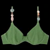Love Stories Romeo Elegantes Bikinioberteil mit Bügel Grün Discount