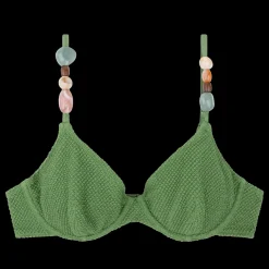 Love Stories Romeo Elegantes Bikinioberteil mit Bügel Grün Discount