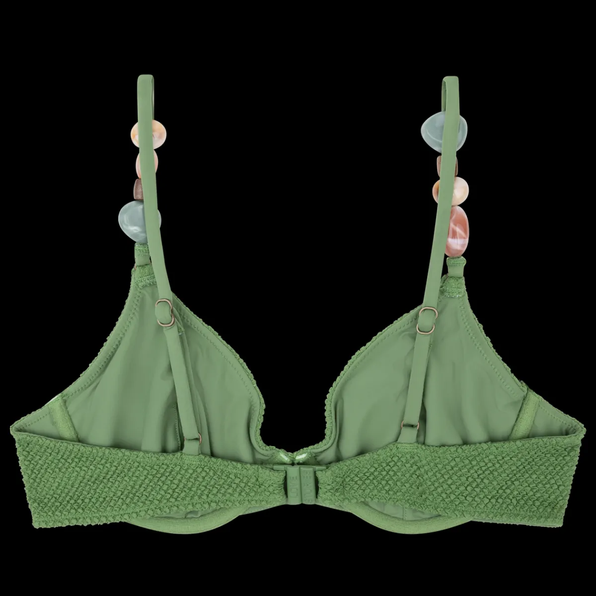 Love Stories Romeo Elegantes Bikinioberteil mit Bügel Grün Discount