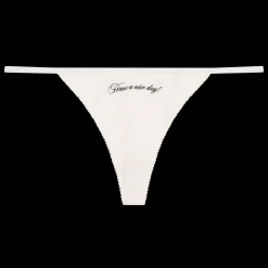Love Stories Roomservice Elegante String-Slips Off-White New