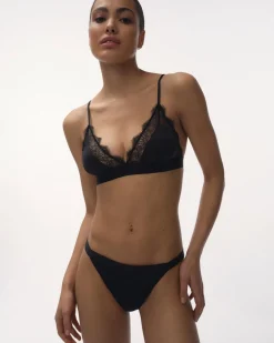 Love Stories Roomservice Eleganter String-Slip Schwarz Fashion