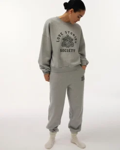 Love Stories Sloane Crewneck-Pullover Grau Outlet