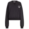 Love Stories Sloane Pullover mit Rundhalsausschnitt Schwarz Hot