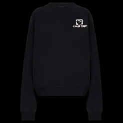 Love Stories Sloane Pullover mit Rundhalsausschnitt Schwarz Fashion