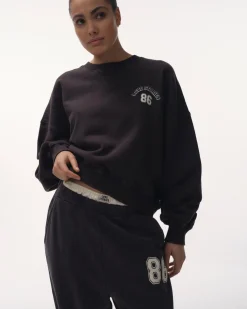Love Stories Sloane Pullover mit Rundhalsausschnitt Schwarz Hot