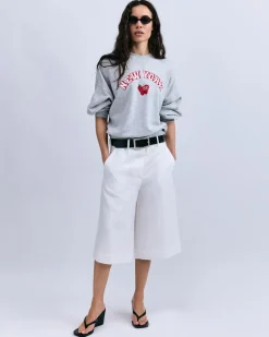 Love Stories Sloane Pullover mit Rundhalsausschnitt Grau Fashion