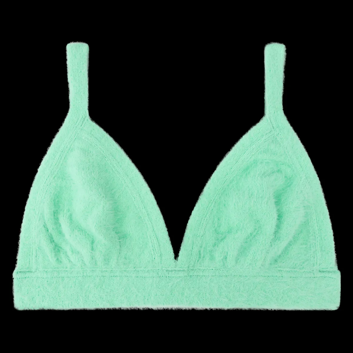 Love Stories Uma Bequemer Triangle Bralette Hellgrün Discount