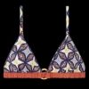 Love Stories Uma Bequemes Triangle-Bralette Blau New