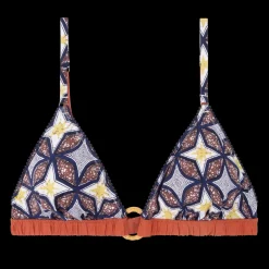 Love Stories Uma Bequemes Triangle-Bralette Blau New