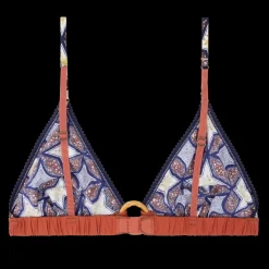 Love Stories Uma Bequemes Triangle-Bralette Blau New