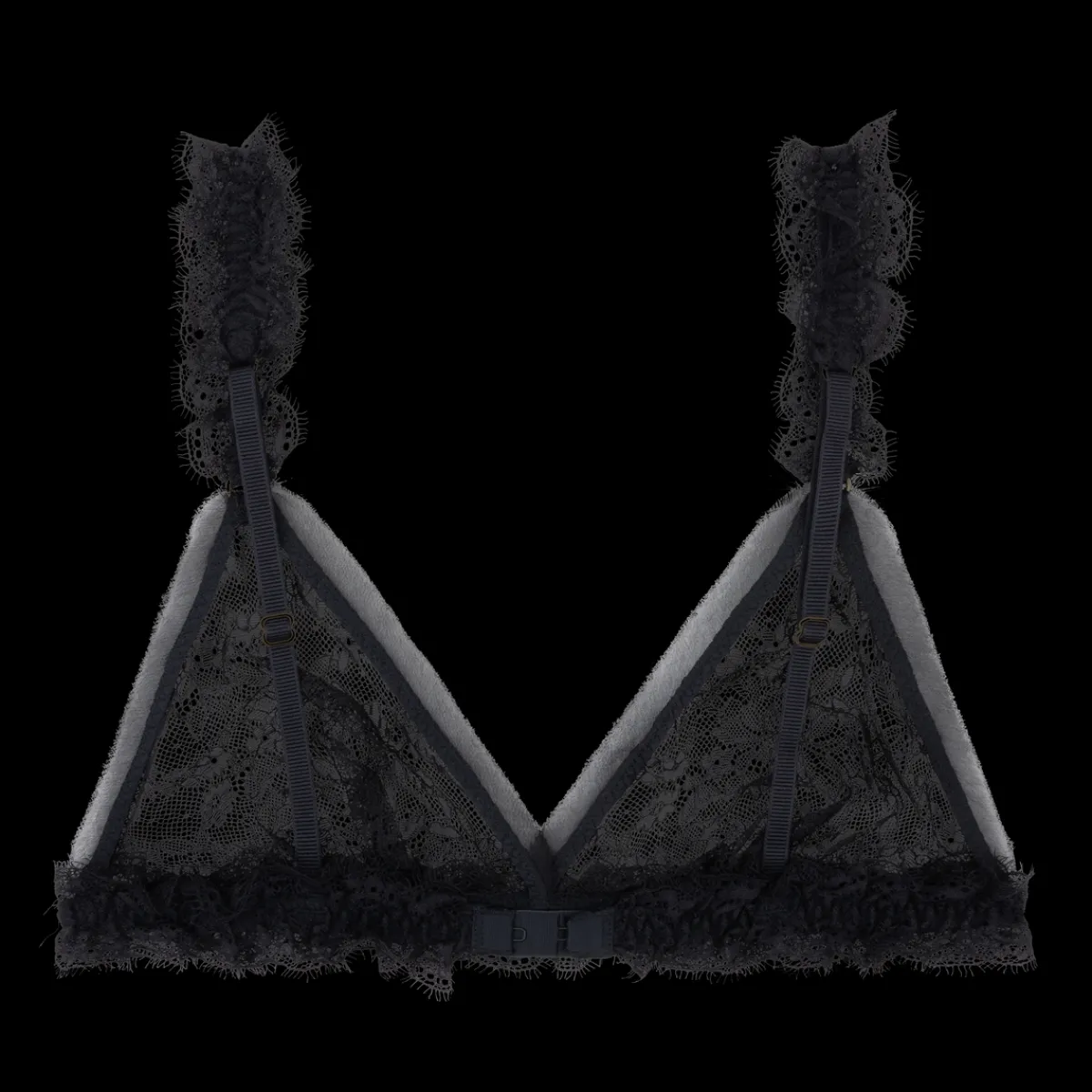 Love Stories Uma Bequemes Triangle-Bralette Schwarz Sale