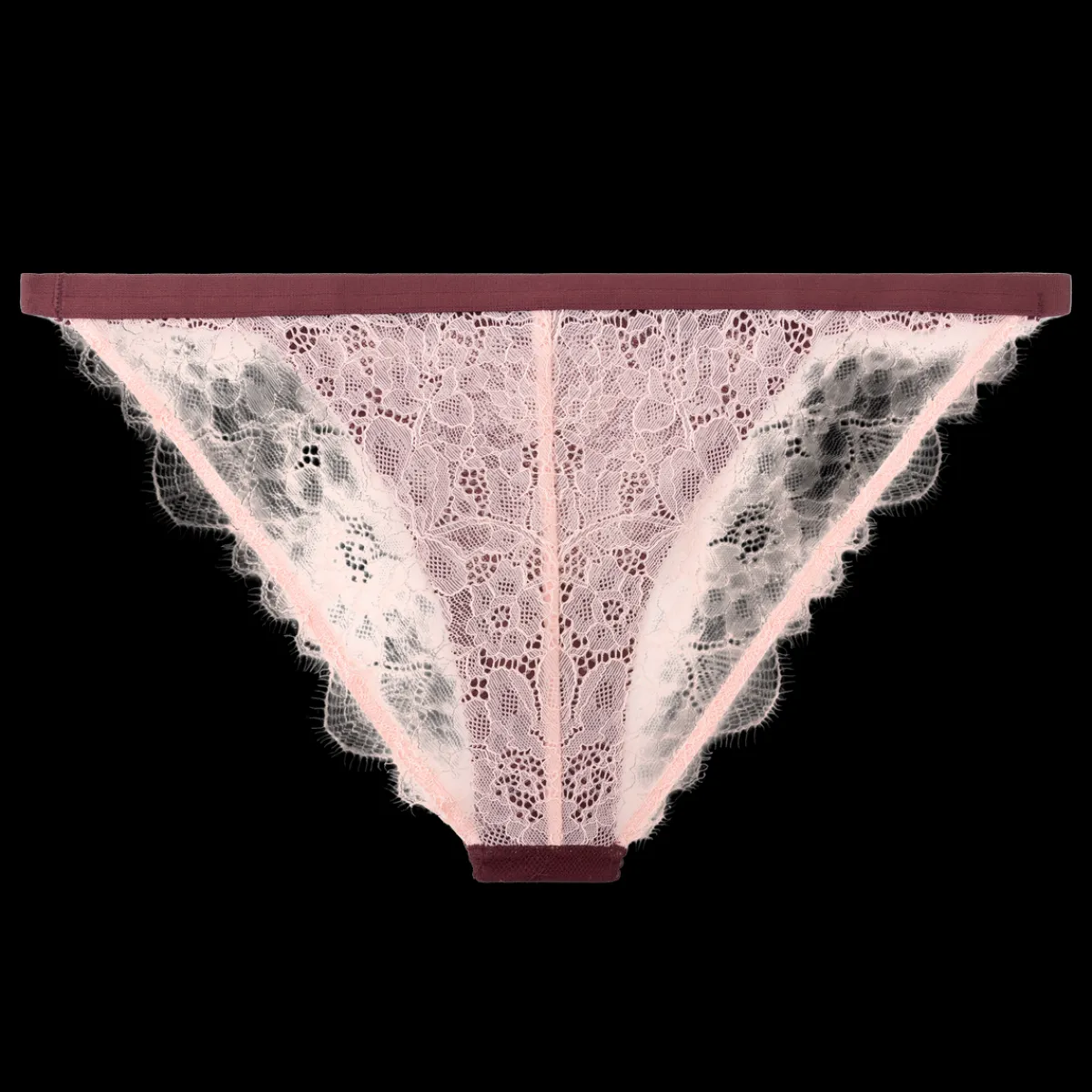Love Stories Wild Rose Bequemer Spitzen-Slip Burgund Fashion