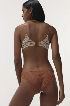 Love Stories Wild Rose Bequemes Spitzen-Slip Braun Outlet