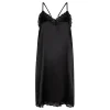 Love Stories Willow Kurzes Slip Dress Schwarz Clearance