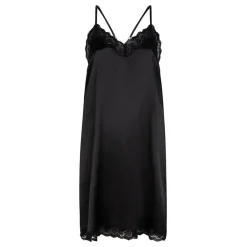 Love Stories Willow Kurzes Slip Dress Schwarz Clearance