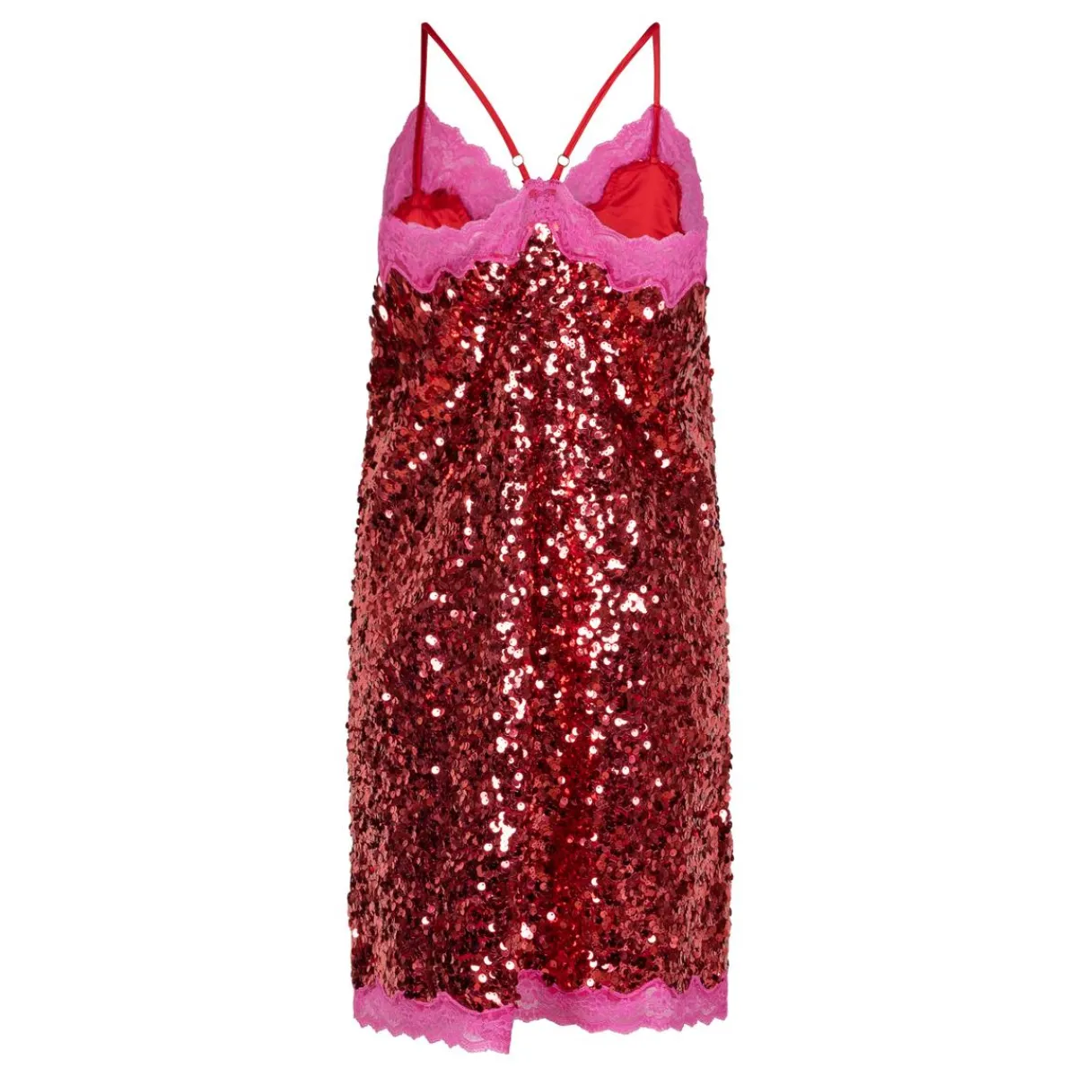 Love Stories Willow Kurzes Slip Dress Rot Outlet