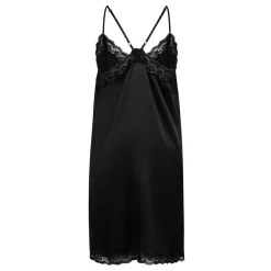 Love Stories Willow Kurzes Slip Dress Schwarz Clearance
