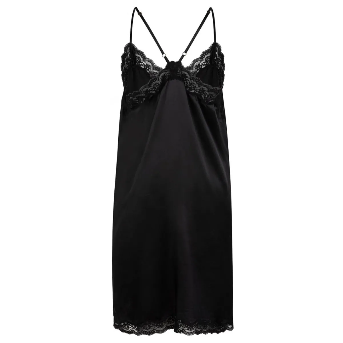 Love Stories Willow Kurzes Slip Dress Schwarz Clearance