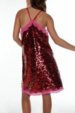 Love Stories Willow Kurzes Slip Dress Rot Outlet