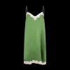 Love Stories Willow Kurzes Slip-Kleid Grün Sale