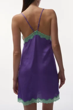 Love Stories Willow Kurzes Slip-Kleid Lila Clearance