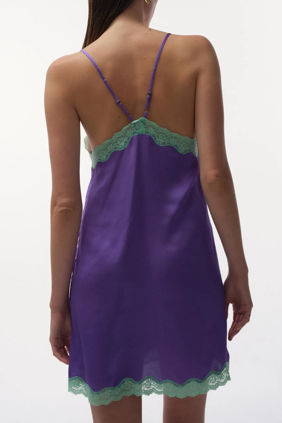 Love Stories Willow Kurzes Slip-Kleid Lila Clearance
